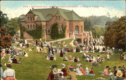 Midwinter Day, Children's Playground Postcard