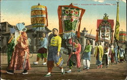 Parade Of The Tongs Asian Postcard Postcard