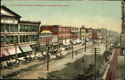 Main Street Looking Southeast Postcard