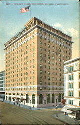 The New Washington Hotel Seattle, WA Postcard Postcard