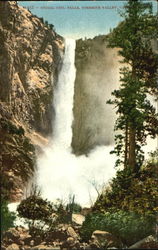 Bridal Veil Falls Yosemite Valley, CA Yosemite National Park Postcard Postcard