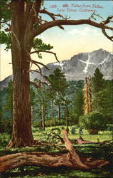 Mt. Tallac From Tallac Lake Tahoe, CA Postcard Postcard