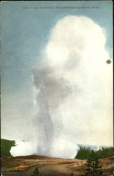 Old Faithful, Yellowstone National Park Postcard