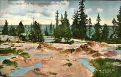 Thumb Paint Pots, Yellowstone National Park Postcard