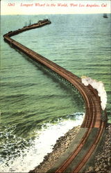 Longest Wharf In The World Postcard