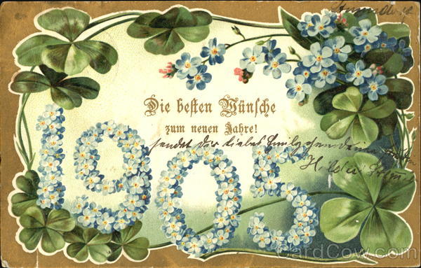 Die Belten Dunlche Zum Neuen Jahre! 1905 New Year's