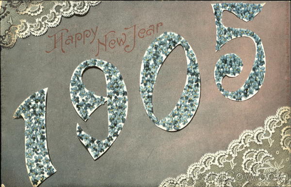 Happy New Jear 1905 New Year's