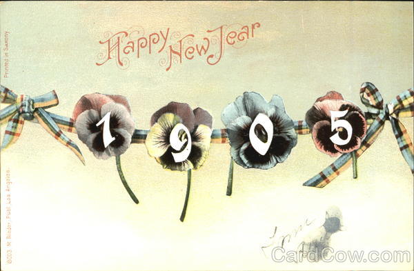 Happy New Jear 1905 New Year's