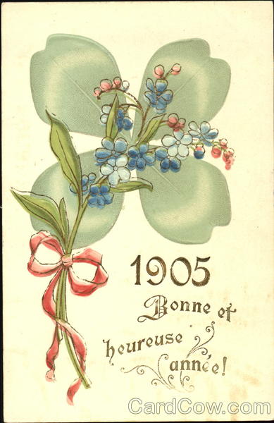 1905 Bonne Et Heureus Annee! New Year's