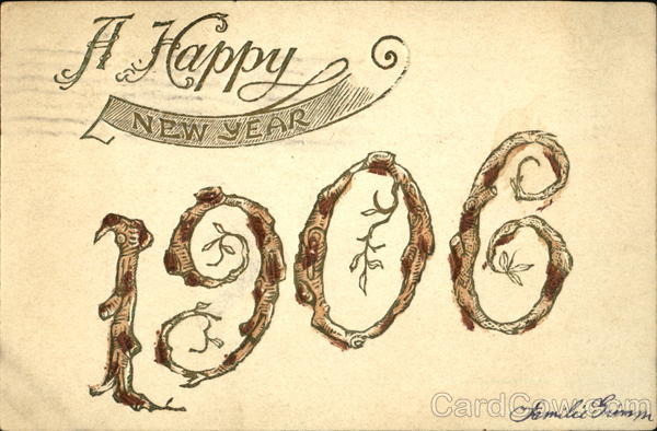 A Happy New Year 1906 New Year's