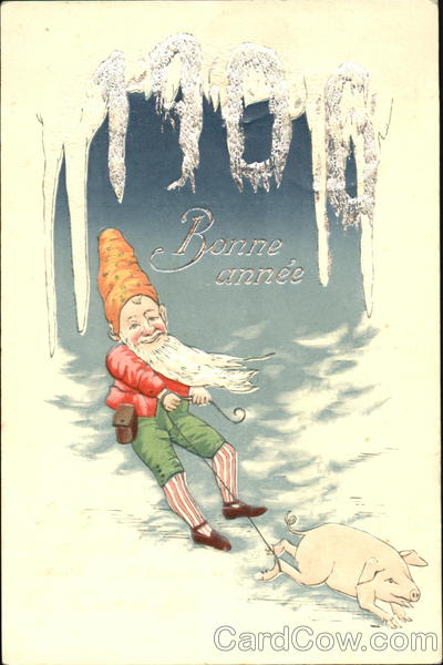 1906 Bonne Annee Elves