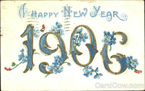 A Happy New Year 1906 New Year's