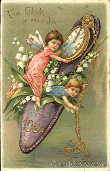 Viel Gluck In Neven Jehre Angels & Cherubs