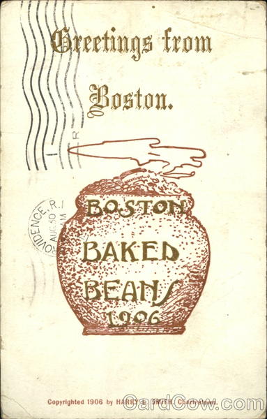 Greetings From Boston Massachusetts New Year's