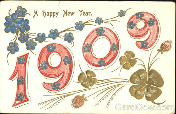 A Happy New Year 1909 New Year's