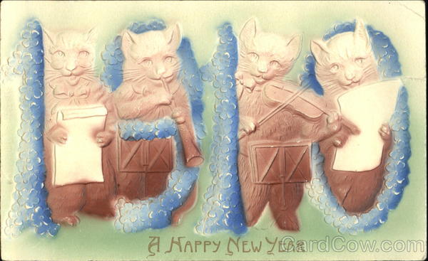 1910 A Happy New Year Children