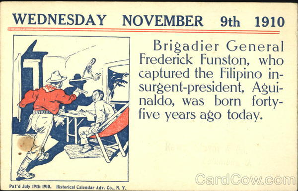 Wednesday November 9Th 1910 New Year's