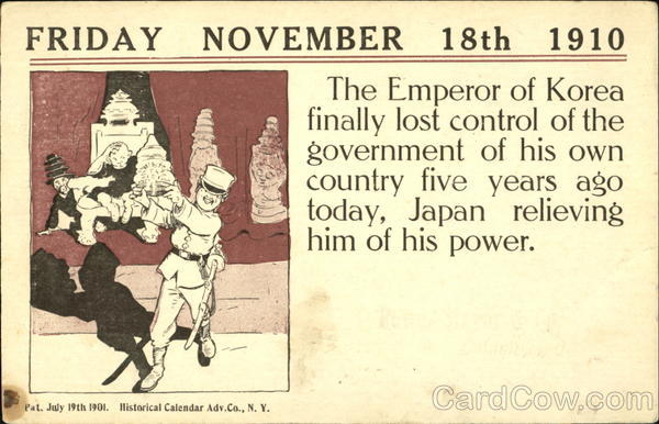 Friday November 18Th 1910 New Year's