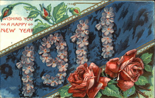 Wishing You A Happy New Year 1911 New Year's