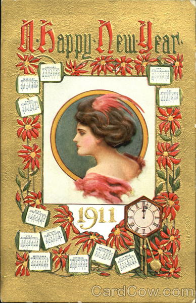 A Happy New Year 1911 New Year's
