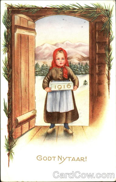 1916 Godt Nytaar! Children