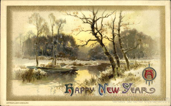 Happy New Year 1907 New Year's
