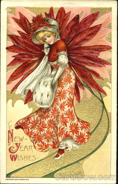 New Year Wishes Samuel L. Schmucker Beautiful Ladies