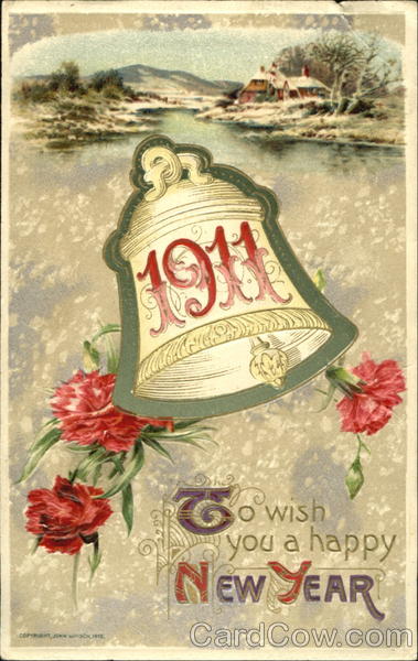 1911To Wish You A Happy New Year New Year's