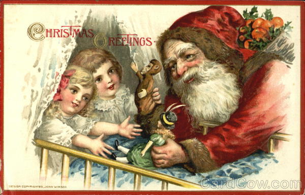 Christmas Greetings Santa Claus