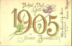 Behul Dich Gott 1905 Im Neuen Jahre! Postcard