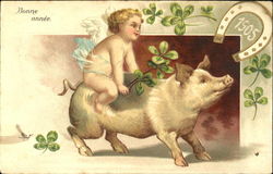 Bonne Annee 1905 Postcard