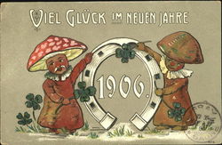 Viel Gluck Im Neuen Jahre 1906 Postcard