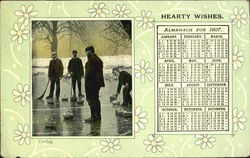 Curling - 1907 Postcard Postcard