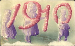 1910 A Happy New Year To You Children Postcard Postcard