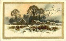 A Happy New Year To You New Year's Postcard Postcard