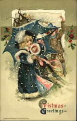 Christmas Greetings Postcard