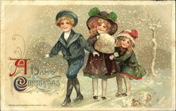 A Happy Christmas Postcard