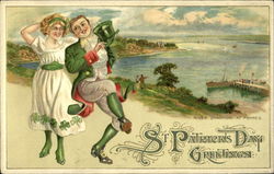 St. Patrick's Day Greetings Postcard Postcard