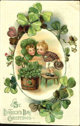 St. Patrick's Day Greetings Postcard Postcard