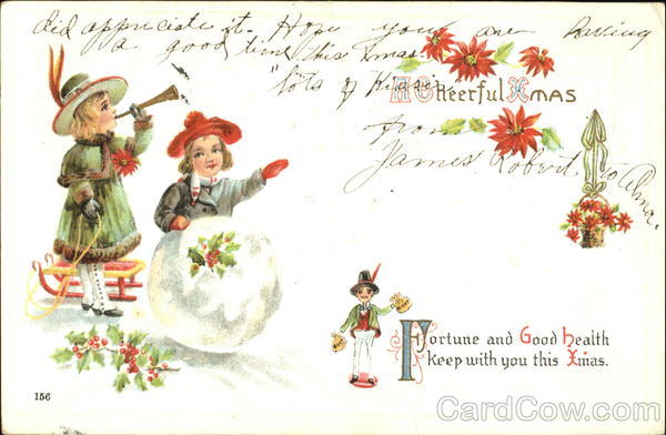 Children playing in the snow