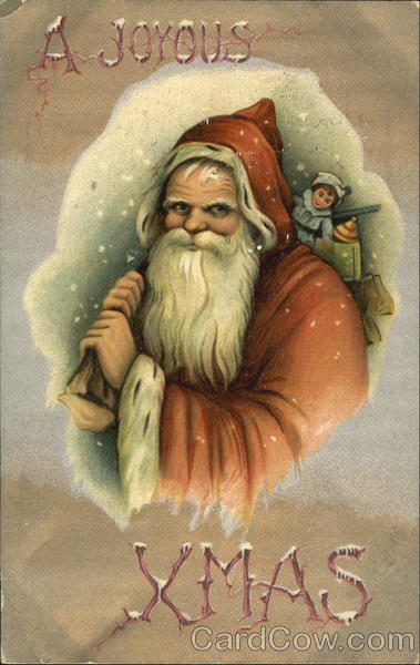 Santa with toy bag Santa Claus