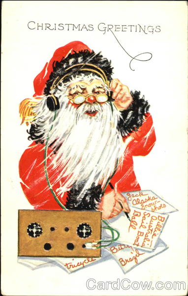 Santa answering letters Santa Claus