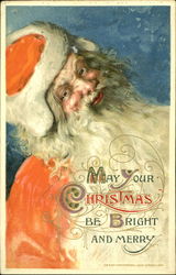 Santa face Santa Claus Postcard Postcard