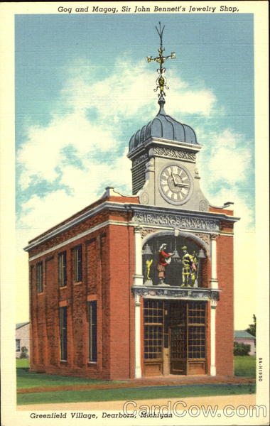 Gog And Magog Sir John Bennett's Jewelry Shop, Greenfield Village Dearborn Michigan