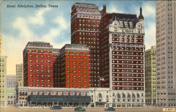 Hotel Adolphus Dallas Texas