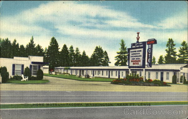Home Motel, 11621 Pacific Highway 99 S. W. Tacoma Washington