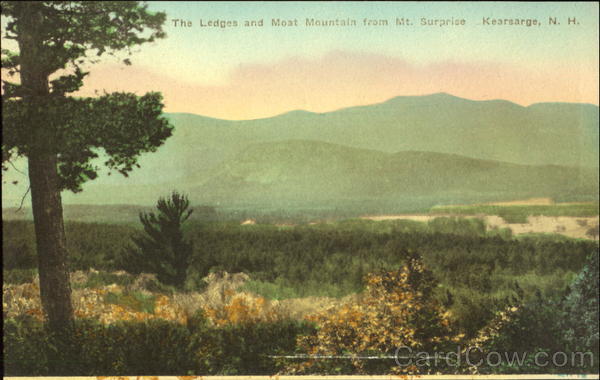 The Ledges And Moat Mountain From Mt Surprise Kearsarge New Hampshire