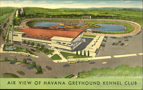 Air View Of Havana Greyhound Kennel Club Dog Racing