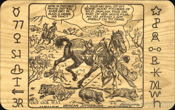 Out Our Way - Mexican Jitterbugs Comic, Funny