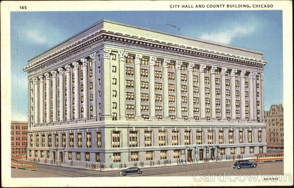 Michigan Avenue Looking North Chicago Illinois